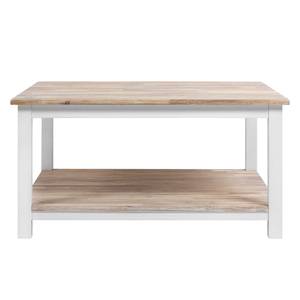 Salontafel Westcoast II massief acaciahout - wit