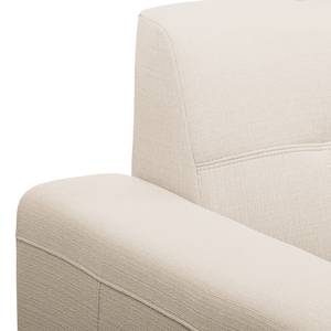 Wohnlandschaft Straid Beige - Longchair davorstehend links / Ottomane rechts