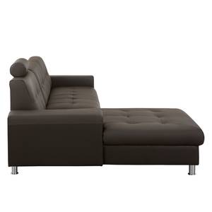 Ecksofa Straid II Espresso - Longchair davorstehend links