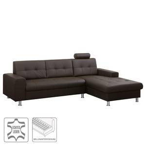 Ecksofa Straid II Espresso - Longchair davorstehend rechts