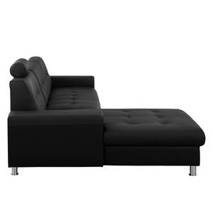 Ecksofa Straid II Schwarz - Longchair davorstehend links