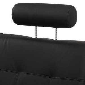 Ecksofa Straid II Schwarz - Longchair davorstehend rechts