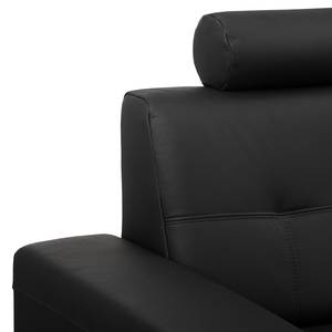 Ecksofa Straid II Schwarz - Longchair davorstehend links