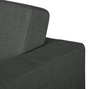 Canapé Croom I (2 places) Tissu - Anthracite