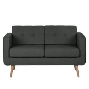 Sofa Croom I (2-Sitzer) Webstoff - Anthrazit
