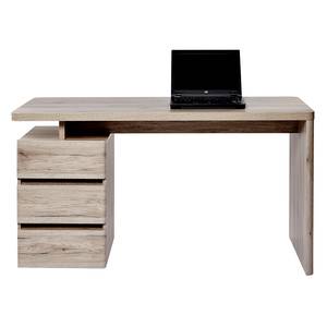 Schreibtisch CU-LIBRE C 240 Braun - Holzwerkstoff - 140 x 76 x 55 cm