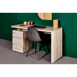 Schreibtisch CU-LIBRE C 240 Braun - Holzwerkstoff - 140 x 76 x 55 cm