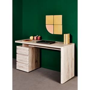 Schreibtisch CU-LIBRE C 240 Braun - Holzwerkstoff - 140 x 76 x 55 cm