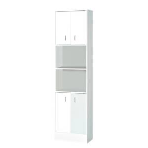 Armoire double Cuneo 4 portes - Blanc