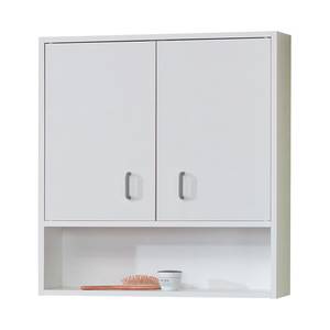 Armoire suspendue Cuneo 2 portes - Blanc