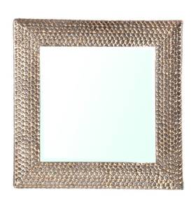 Miroir Marrin Doré - Métal - 8 x 62 x 62 cm