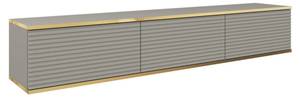 TV-Lowboard ORIS Gold - Grau