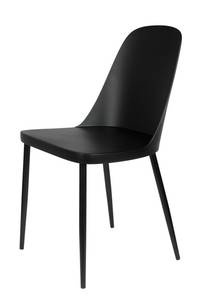 Lot de 2 chaises Pip Noir - Matière plastique - 54 x 85 x 46 cm