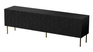 Fernsehtisch JUNGLE 190x60x41 Schwarz - Gold