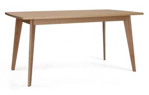 Table à manger Kensal Marron - En partie en bois massif - 160 x 77 x 90 cm