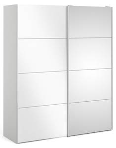 Armoire à portes coulissantes Veto B183 Verre blanc - Blanc