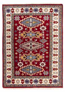 Kazak - 202x143cm Rot - Naturfaser - 143 x 1 x 202 cm