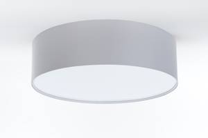 Deckenleuchte PERL GREY Platingrau - Durchmesser Lampenschirm: 40 cm