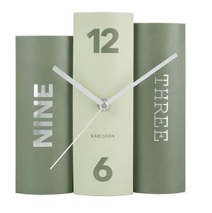 Horloge de table Book Vert