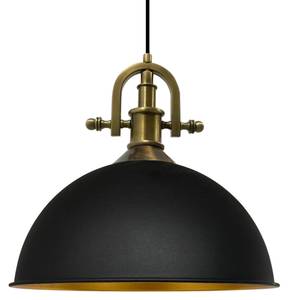 Pendelleuchte Lipeo Vintage Schwarz - Gold