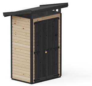 Holz Gartenhaus StrongBox S Braun