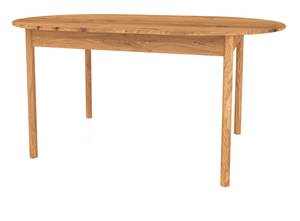 Tisch oval INA Holz - Wildeiche - 90 x 160 cm