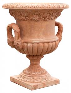 Vase Toscan 59cm Marron - Céramique - Pierre - 47 x 59 x 47 cm