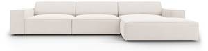 Ecksofa JODIE 4 Sitzplätze Beige