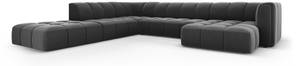 modulares U-Formsofa SERENA 7 Sitzplätze Grau