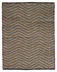 Teppich Quichot Schwarz - Naturfaser - 120 x 15 x 180 cm