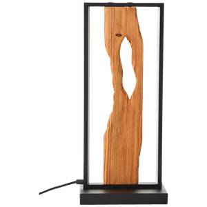 Tischlampen 3812113151420 1 Schwarz - Holz teilmassiv - 15 x 50 x 22 cm