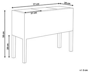 Cache-pot d'intérieur CARAGANA Marron - Marron foncé