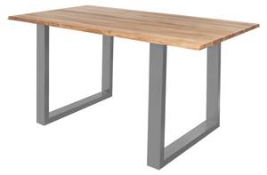 Tischgestell 2er-Set Form Grau - Metall - 10 x 74 x 70 cm