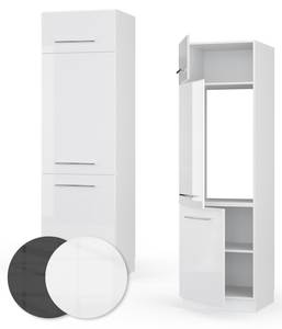 Armoire pour frigo Fame-Line 33531 Blanc brillant - Blanc