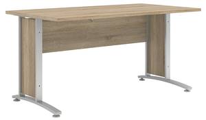 Schreibtisch Prisme D Braun - Holz teilmassiv - 150 x 74 x 80 cm