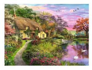 Puzzle Villa 500 Teile Papier - 24 x 4 x 34 cm