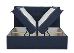 Boxspringbett Addison Blau - Breite: 140 cm