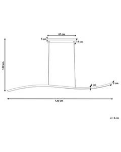 Pendelleuchten CALAO Gold - Breite: 120 cm