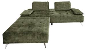 Sofa mit Hocker WIOLO Dunkelgrau