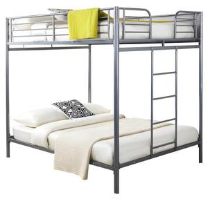 Etagenbett GEMINI Silber - Metall - 146 x 185 x 200 cm