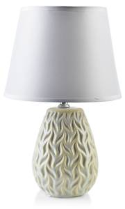 Tischlampe LETI Beige - Keramik - 12 x 22 x 10 cm