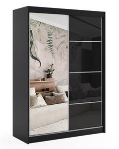 Kleiderschrank VIVI Schwarz - Breite: 160 cm