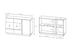 Commode ARCO 138 LED Beige