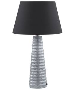 Lampe de table VILNIA Noir - Argenté - Céramique - 33 x 58 x 33 cm