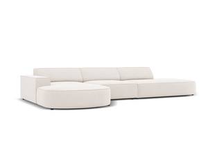 Ecksofa JODIE 4 Sitzplätze Beige