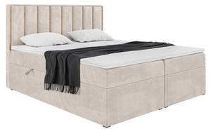 Boxspringbett Noah Beige - 200 x 214 cm - H4