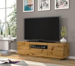 Meuble tv AURA RTV150 3D Beige - Imitation chêne