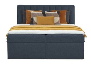 Boxspringbett Liberty Pocket Visco Blau - Breite: 200 cm