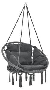 Siège Kailua Rond avec Coussin Hamac Gris