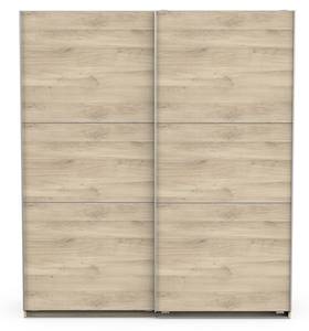 Armoire 2 portes coulissantes Marron - Bois manufacturé - 60 x 203 x 179 cm